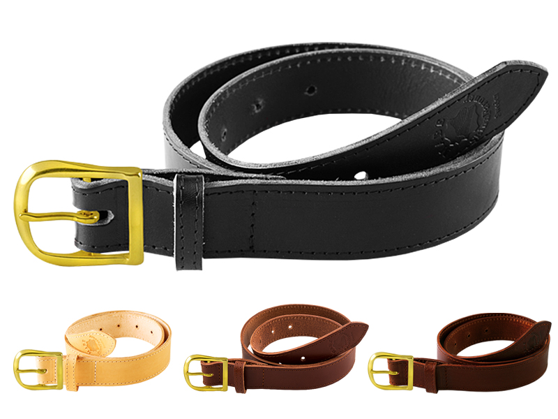 Leather belt A, nickelfri