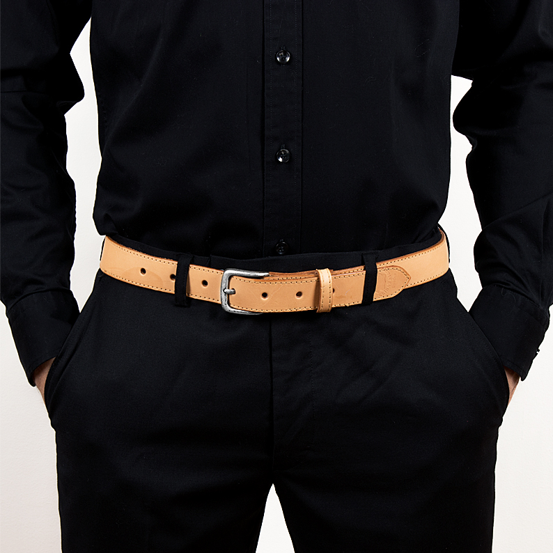 Leather belt T