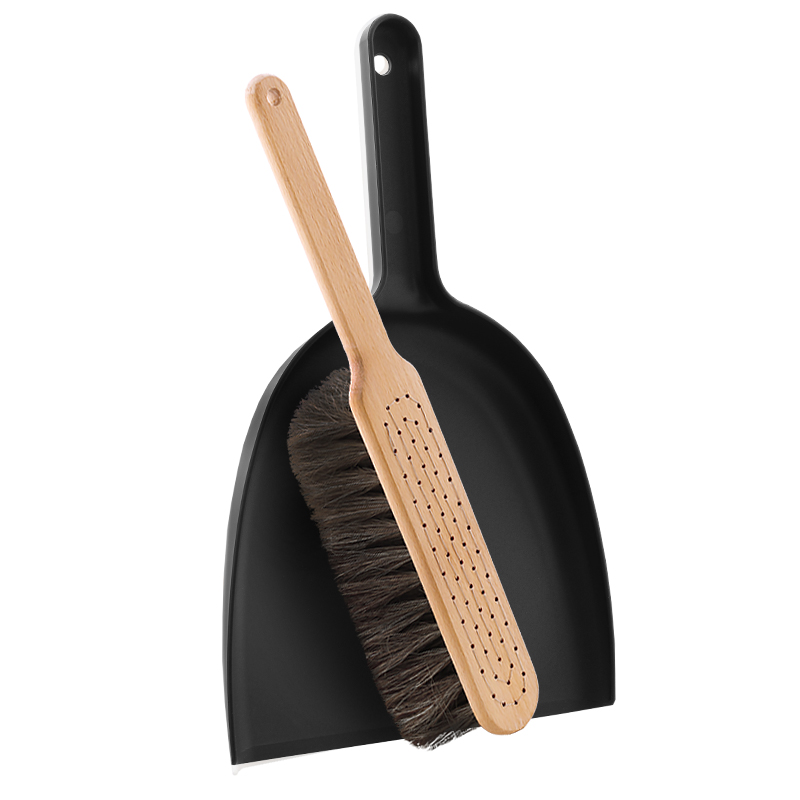 Dustpan & Brush Set Black