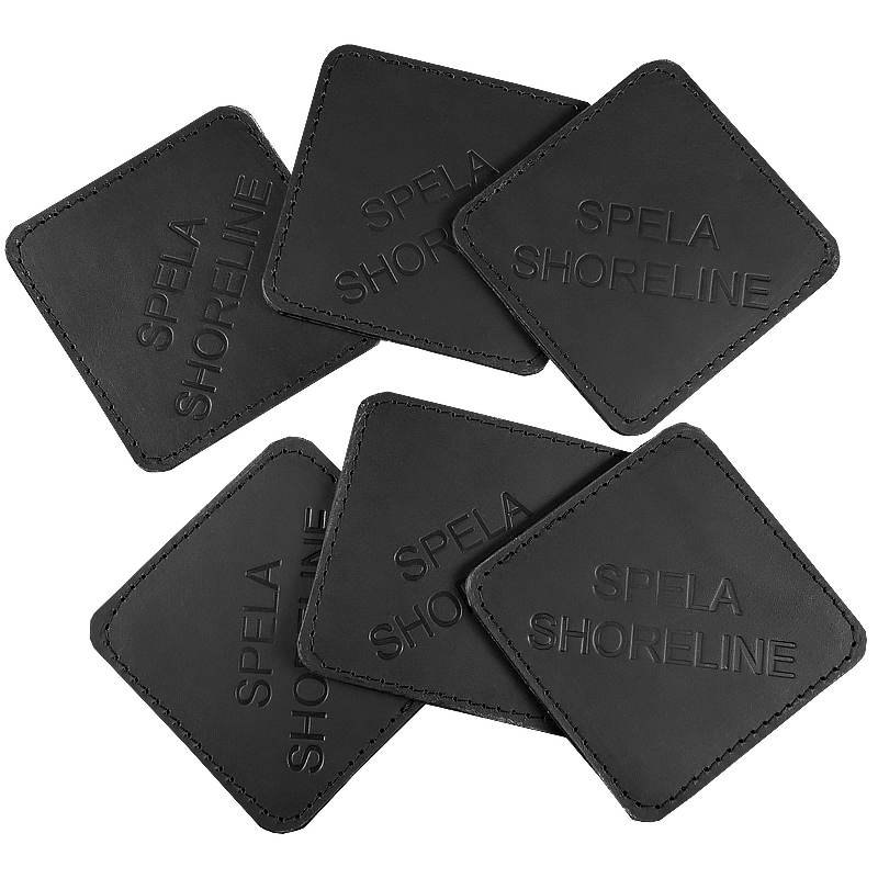 Coasters in leather Play Shoreline