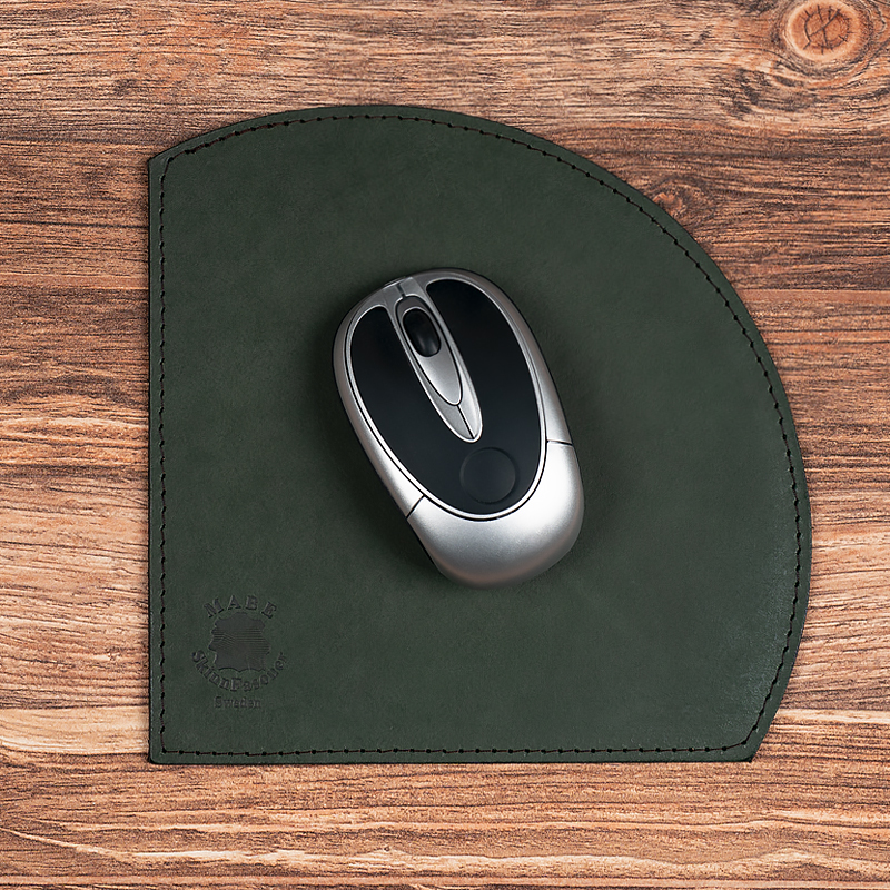 Mouse pad crescent, green