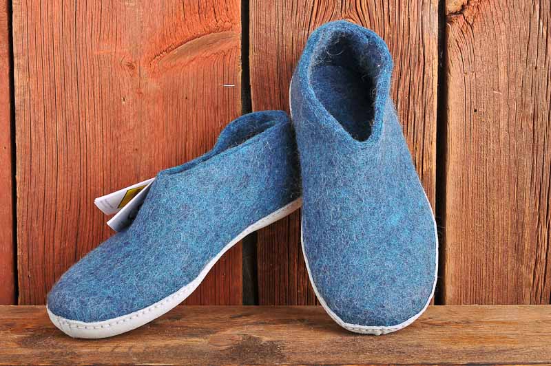 Felt shoe of 100% pure natural wool, 41