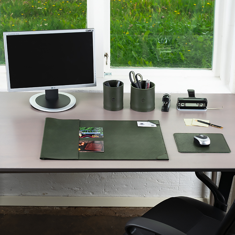 Desk pad Monark in leather